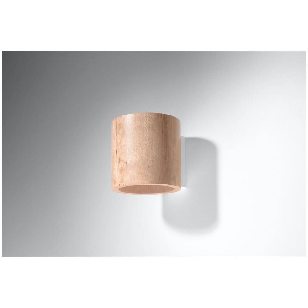 1 Applique Da Parete In Legno Naturale, G9 - Foto 1