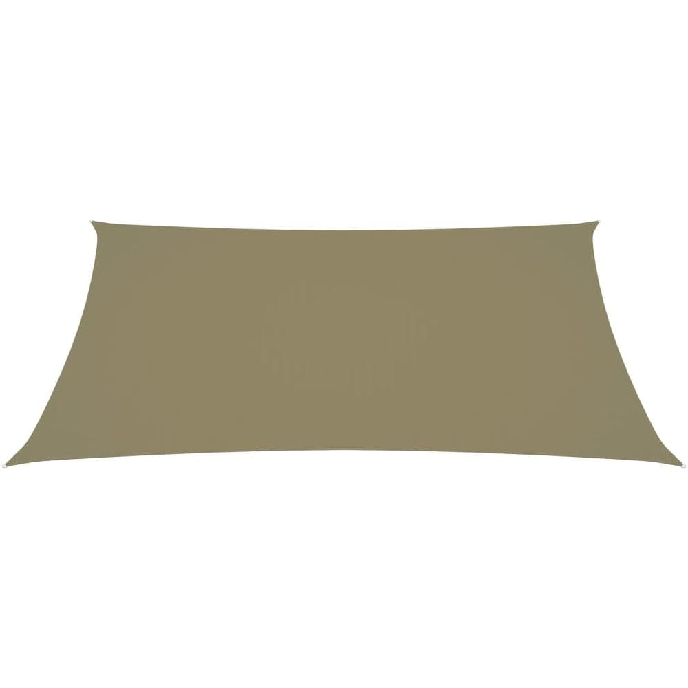 Parasole a Vela Oxford Rettangolare 6x7 m Beige - Foto 2