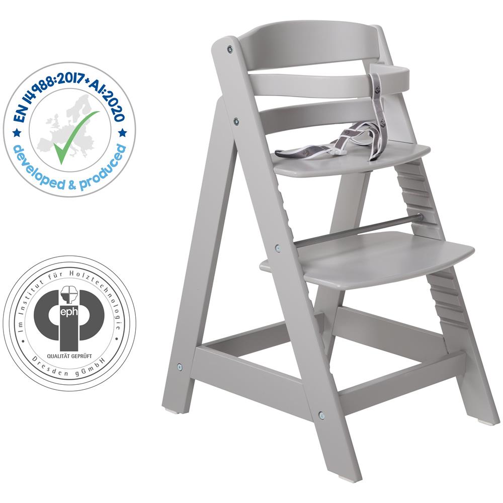 Seggiolone Sit Up III - Crescendo con la sedia da bambino a sedia per ragazzi - Legno grigio - Foto 8