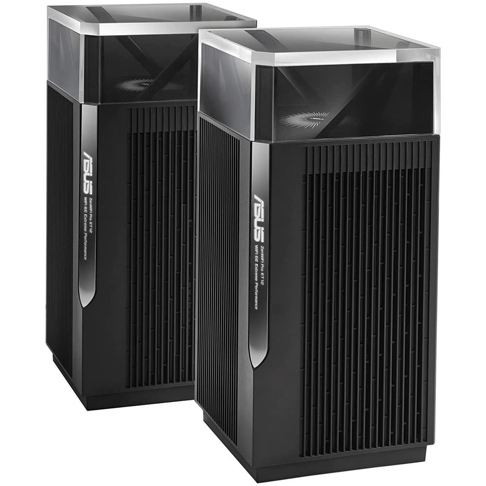 Sistema Mesh Wi-Fi 6 Router ZenWiFi Pro ET12 AXE11000 con 3 Bande 10 Antene Coore Nero - Foto 1