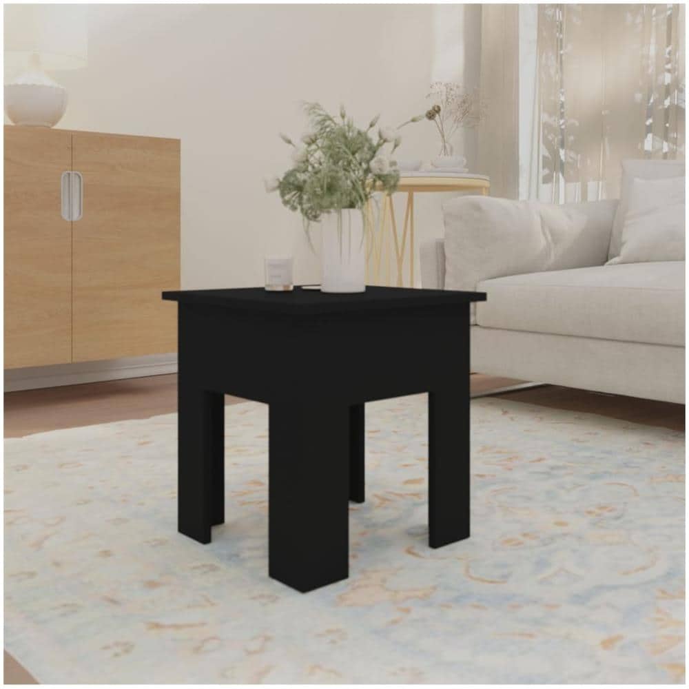 Tavolino da Salotto Nero 40x40x42 cm in Truciolato - Foto 3