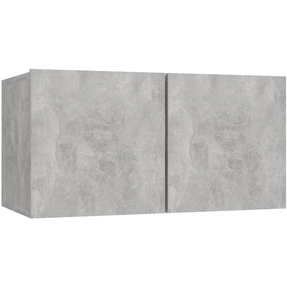 Set di Mobili Porta TV 6 pz Grigio Cemento in Legno Multistrato - Foto 2