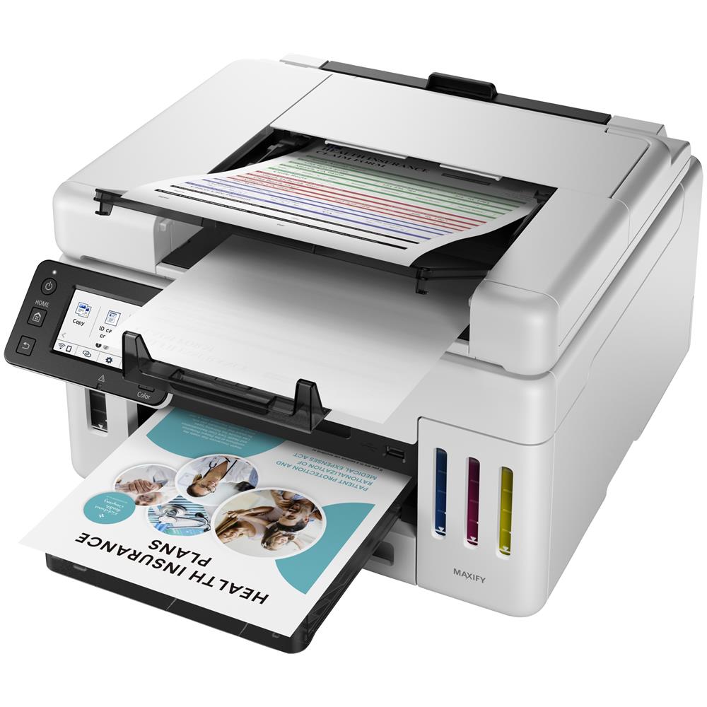 Stampante Multifunzione MAXIFY GX6550 Inkjet a Colori Stampa Copia Scansione A4 24 ipm (B/N) 15,5 ipm (a Colori) Wi-Fi / Ethernet / USB - Foto 2