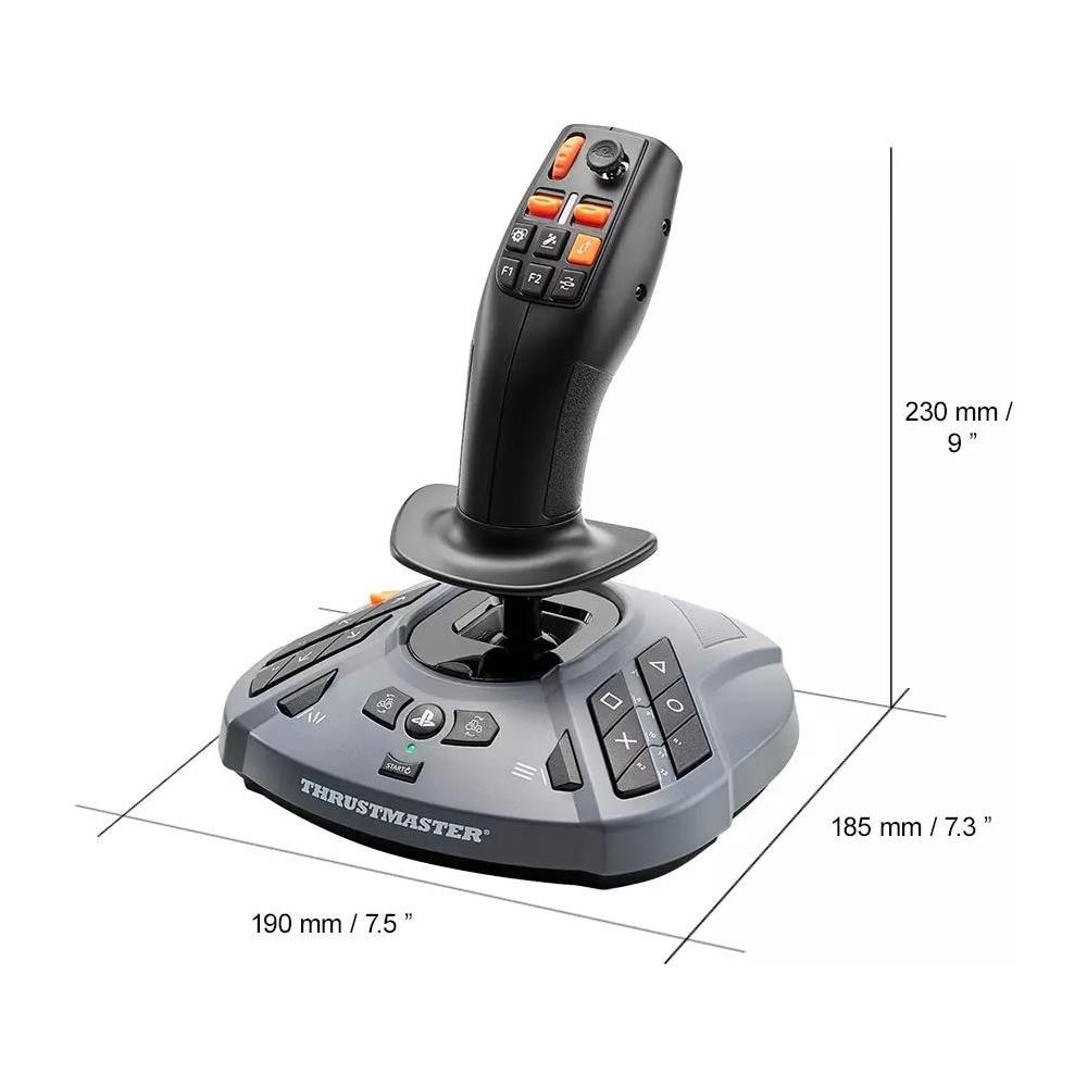 SimTask FarmStick Nero Flightstick Analogico /Digitale PC, PlayStation 5 - Foto 3
