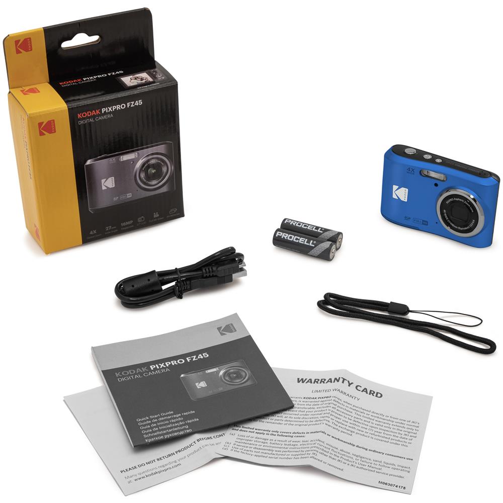 PIXPRO FZ45 1/2.3" Fotocamera compatta 16 MP CMOS 4608 x 3456 Pixel Blu - Foto 11