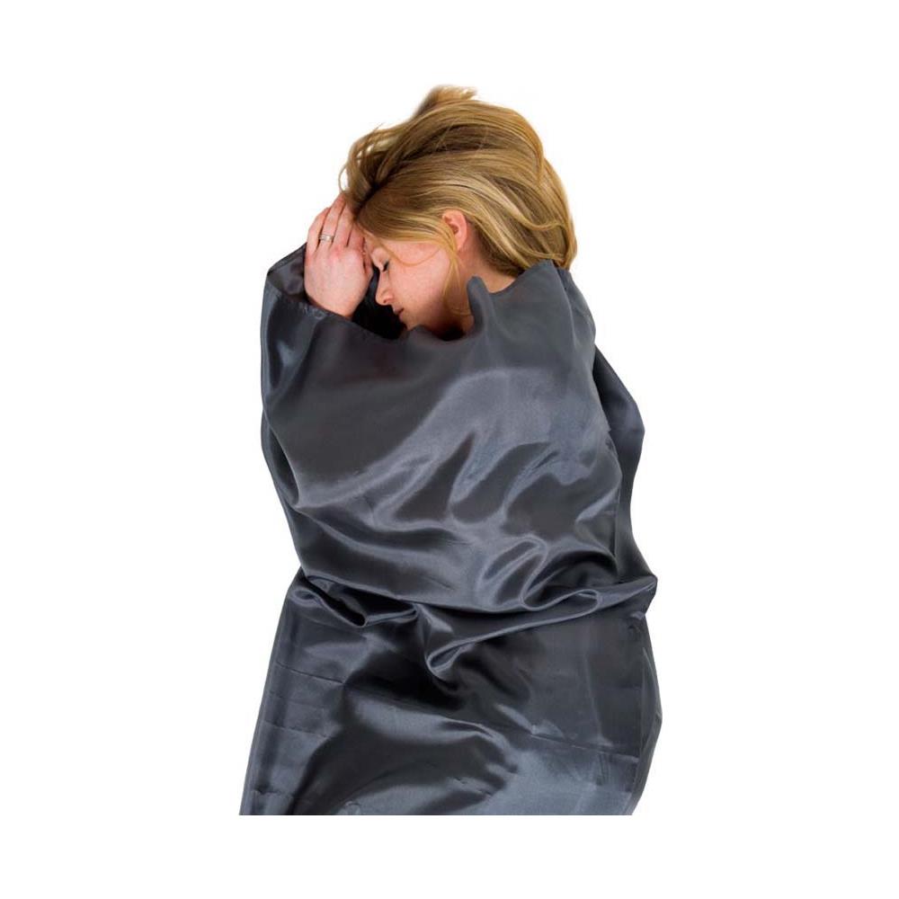 Accessori Silk Sleeping Bag Liner Rectangular Sacchi A Pelo 185 X 85 Cm - Foto 3