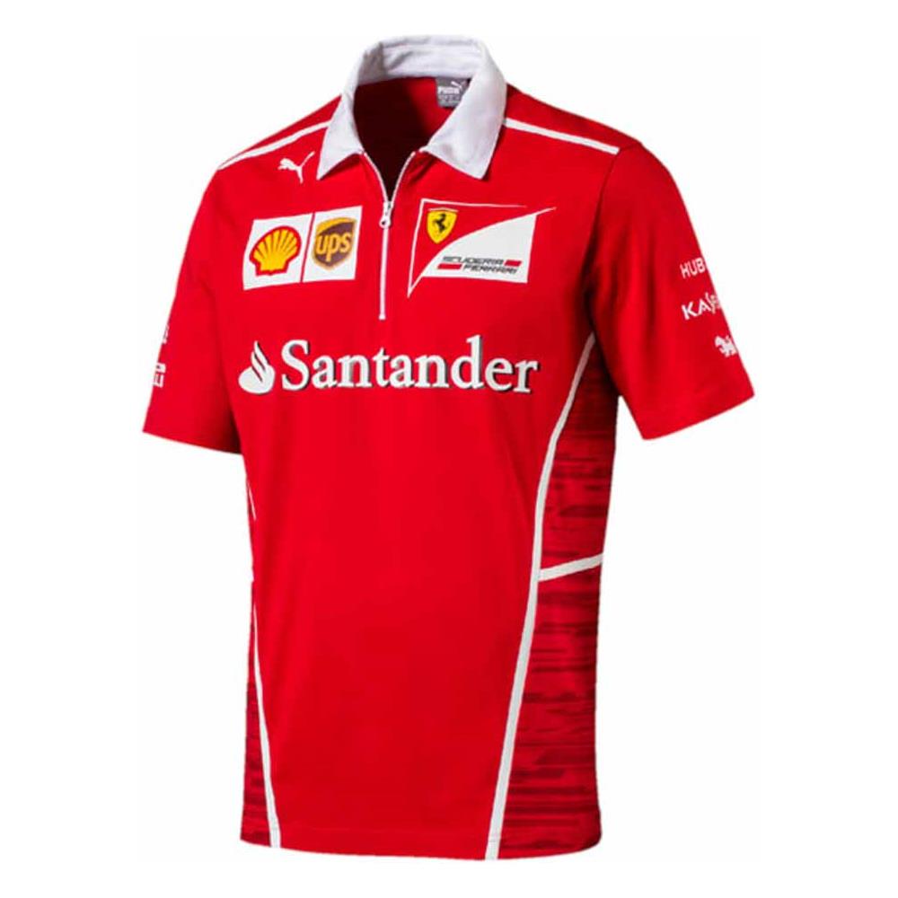 2017 Ferrari Team Polo Shirt (rosso Corsa) - XL Adulto - Foto 1