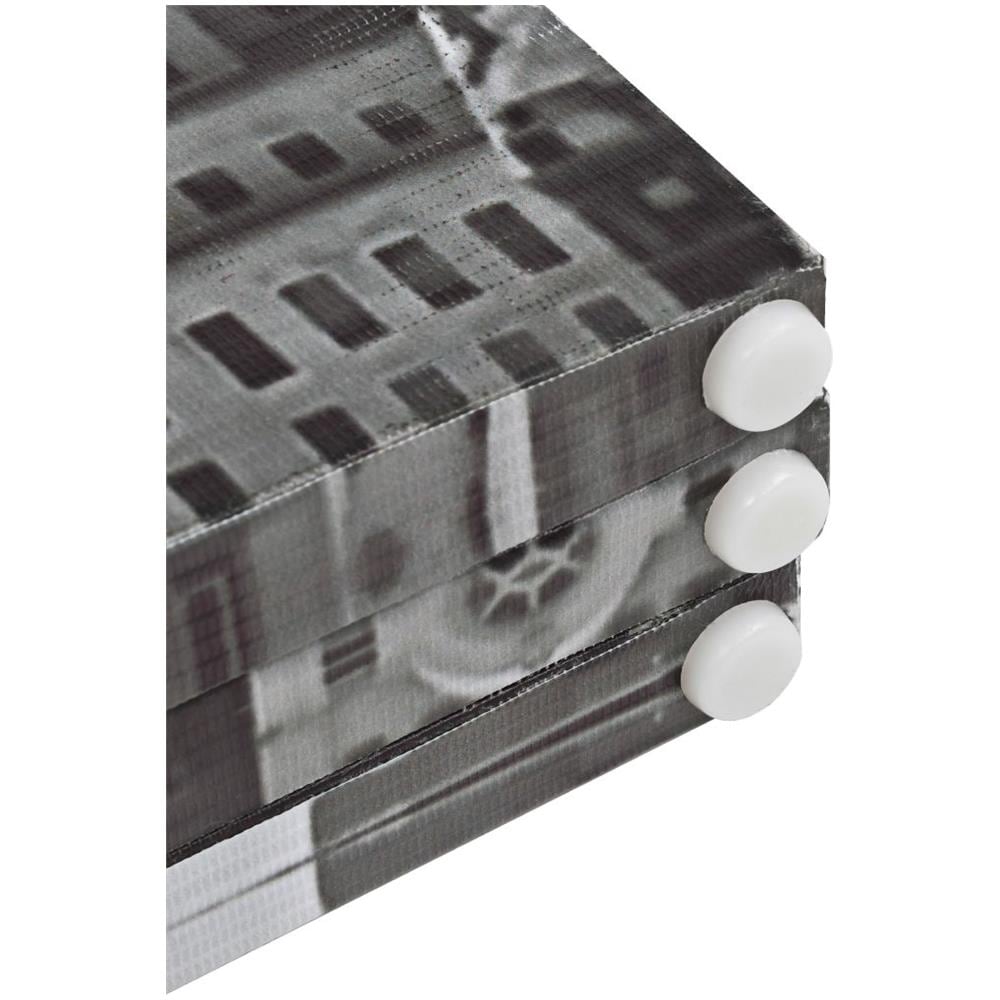 Paravento Pieghevole 160x170 cm Stampa New York Bianco e Nero - Foto 5