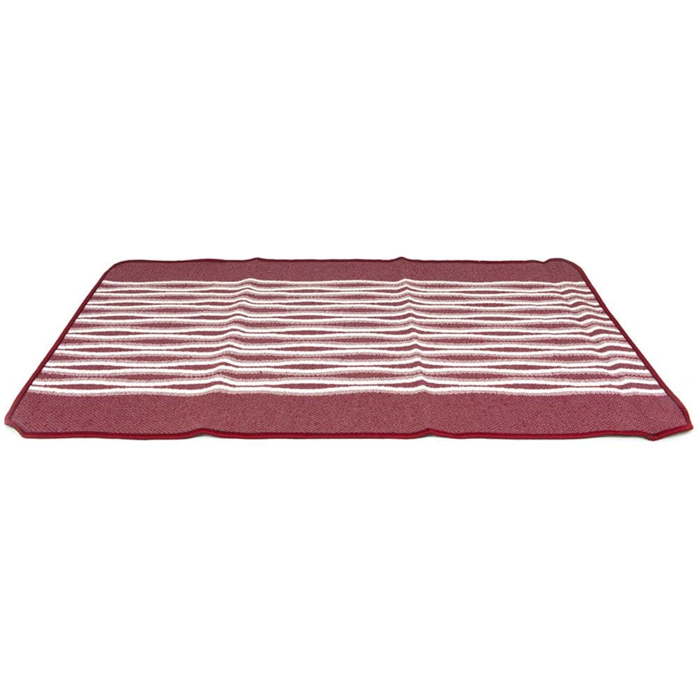 Tappeto Antiscivolo Disegno Ondina Colore Bordeaux Modello O.B. 60x180 Bordeaux - Foto 1