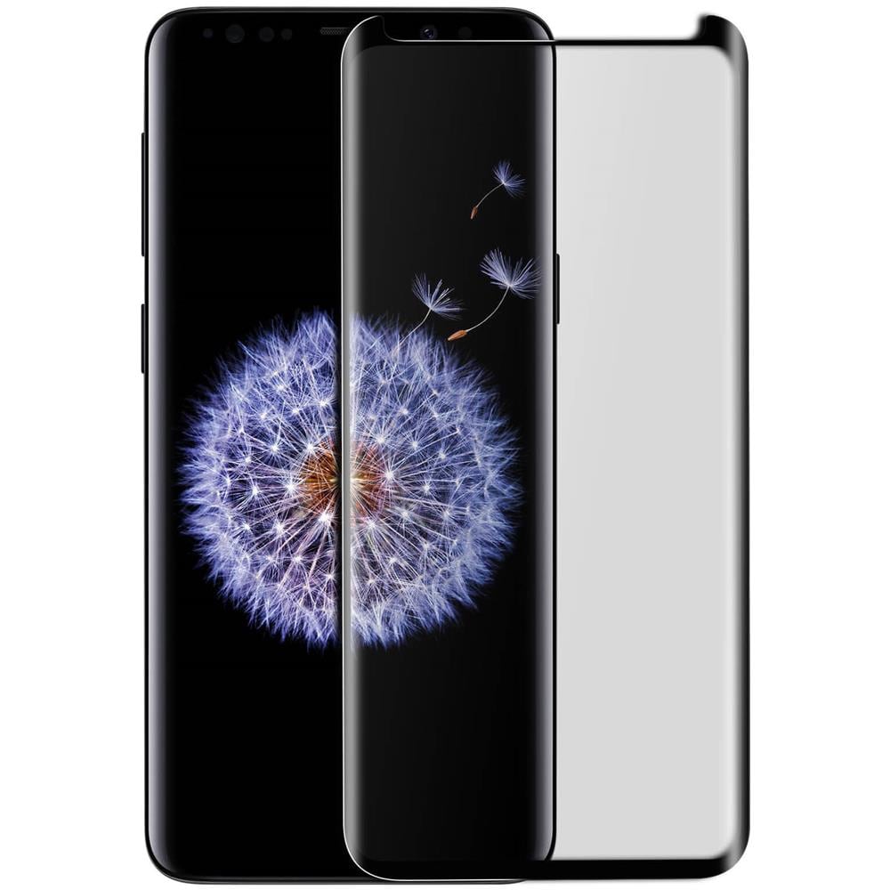 Pellicola Schermo Samsung Galaxy S8 Plus / S9 Plus Vetro Temperato Bordo Nero - Foto 5