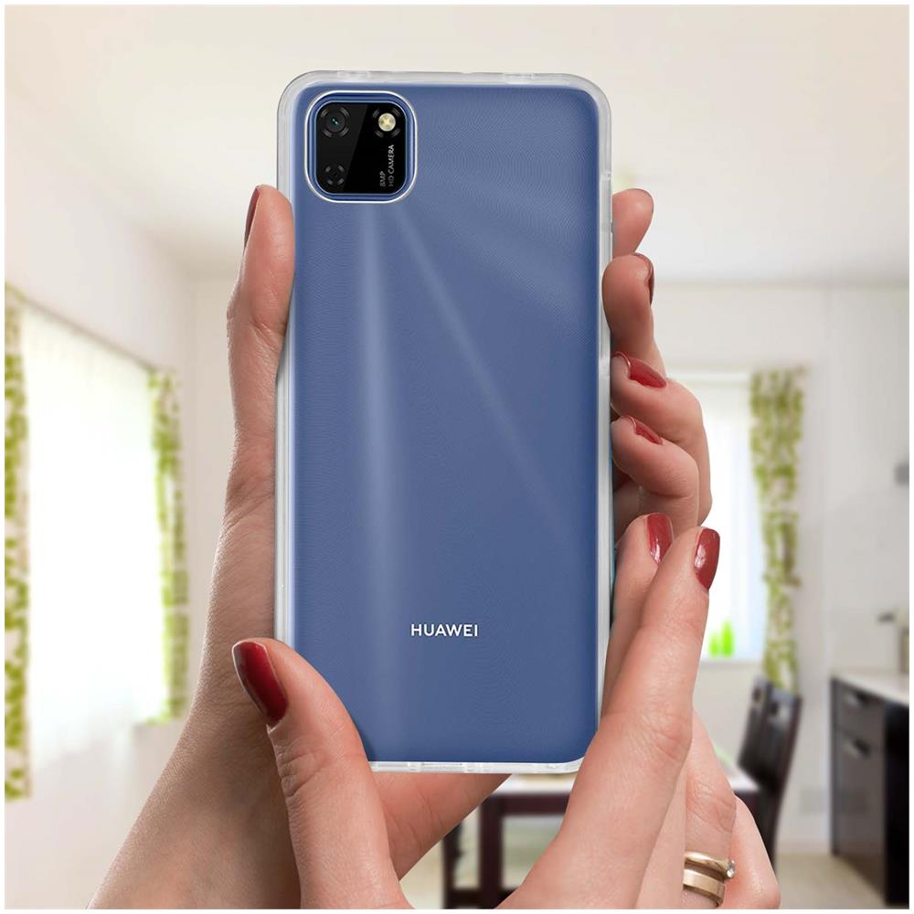 Cover Huawei Y5p Silicone Fronte Retro Ricopre Lo Schermo Trasparente - Foto 2
