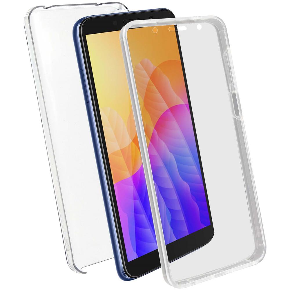 Cover Huawei Y5p Silicone Fronte Retro Ricopre Lo Schermo Trasparente - Foto 1