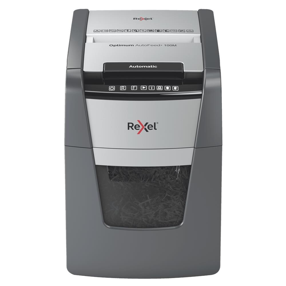 Distruggidocumenti Automatico Optimum AutoFeed+ 100M con Taglio Micro - Foto 2