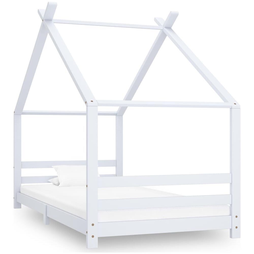 Giroletto per Bambini Bianco in Massello di Pino 90x200 cm - Foto 1