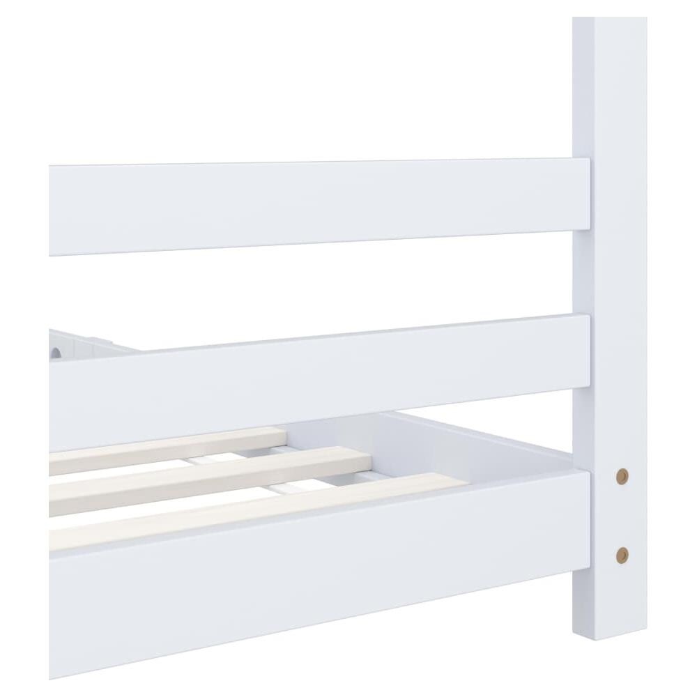 Giroletto per Bambini Bianco in Massello di Pino 90x200 cm - Foto 3