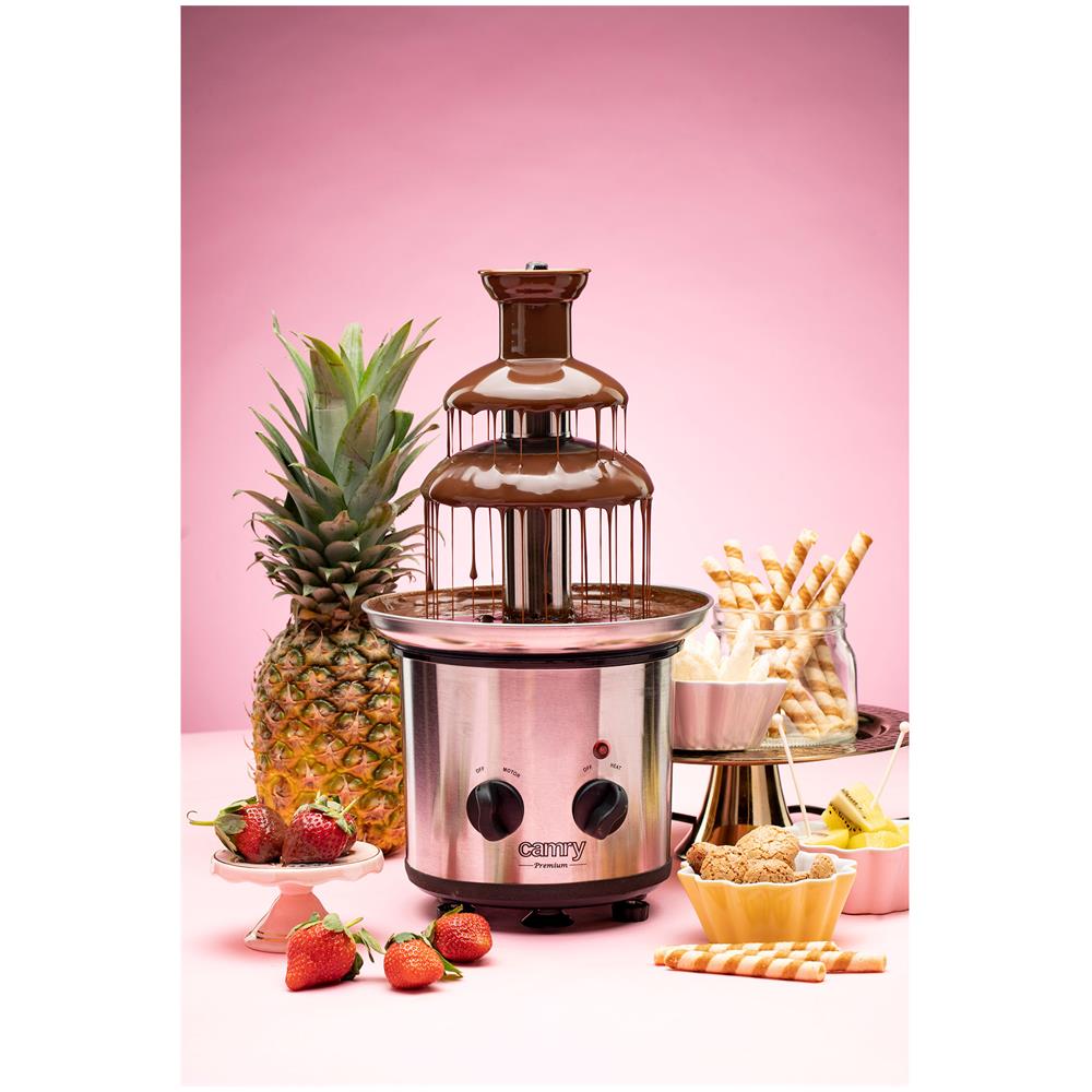 Cr4488 Fontana Di Cioccolato, Acciaio Inossidabile, 650 Ml, Temperatura Massima 60°c 320w - Foto 8