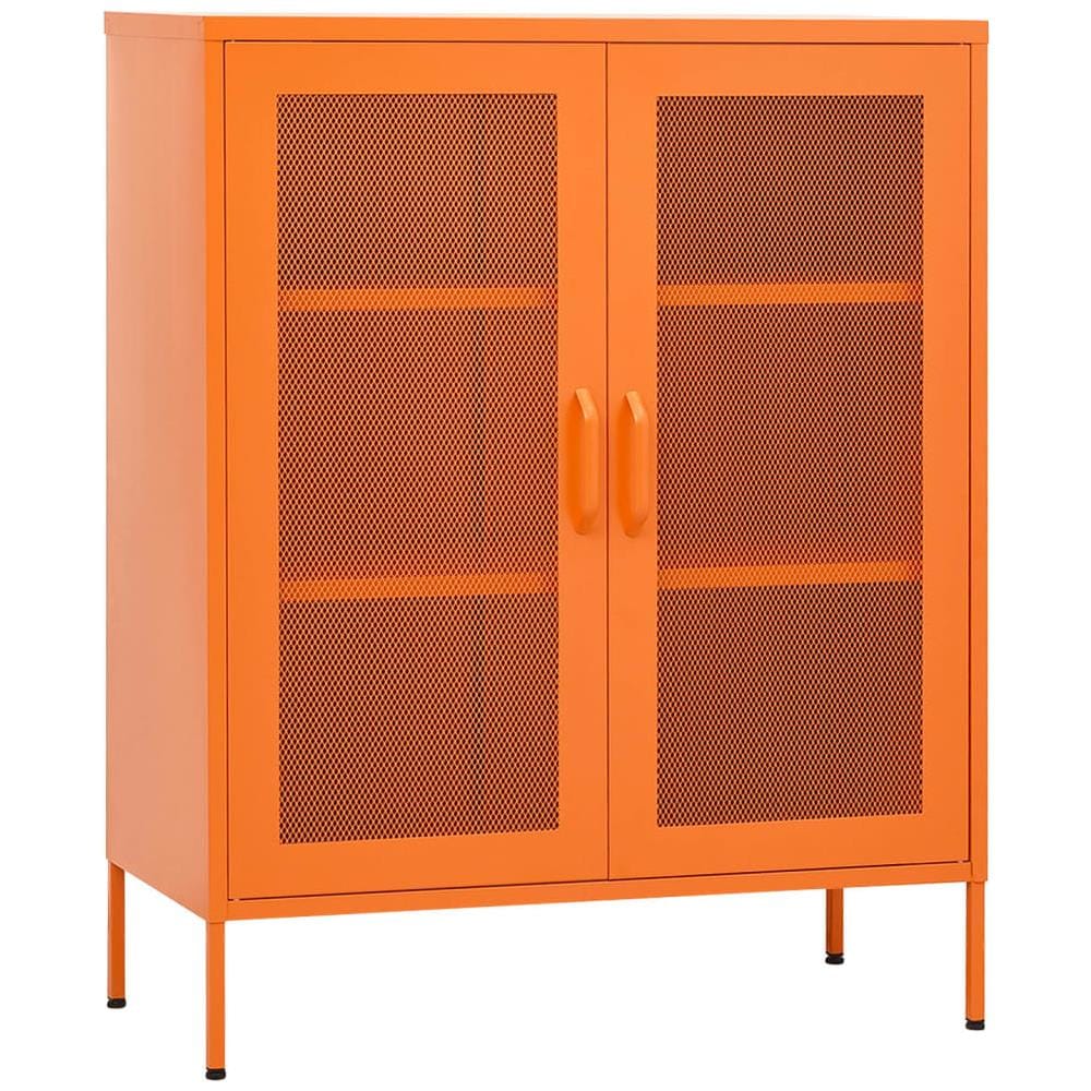 Armadietto Arancione 80x35x101,5 cm in Acciaio - Foto 2