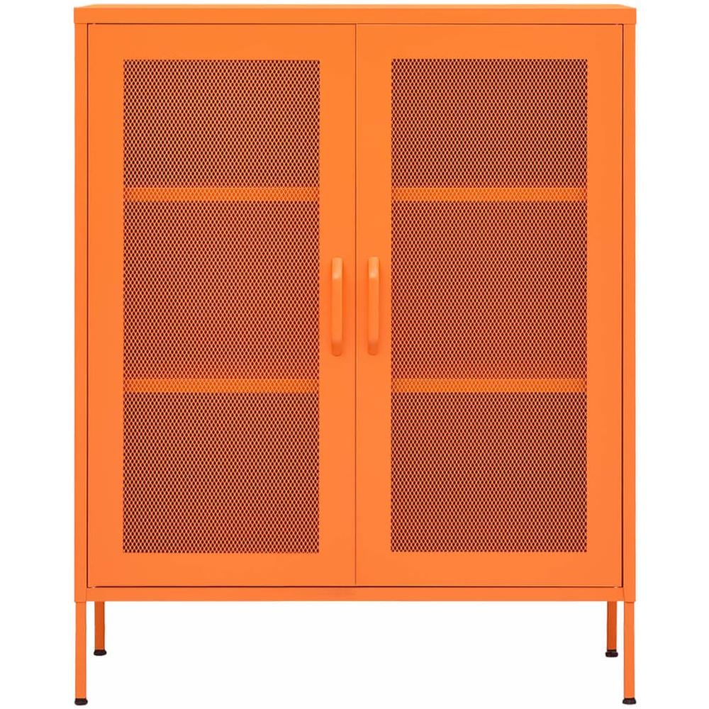 Armadietto Arancione 80x35x101,5 cm in Acciaio - Foto 3