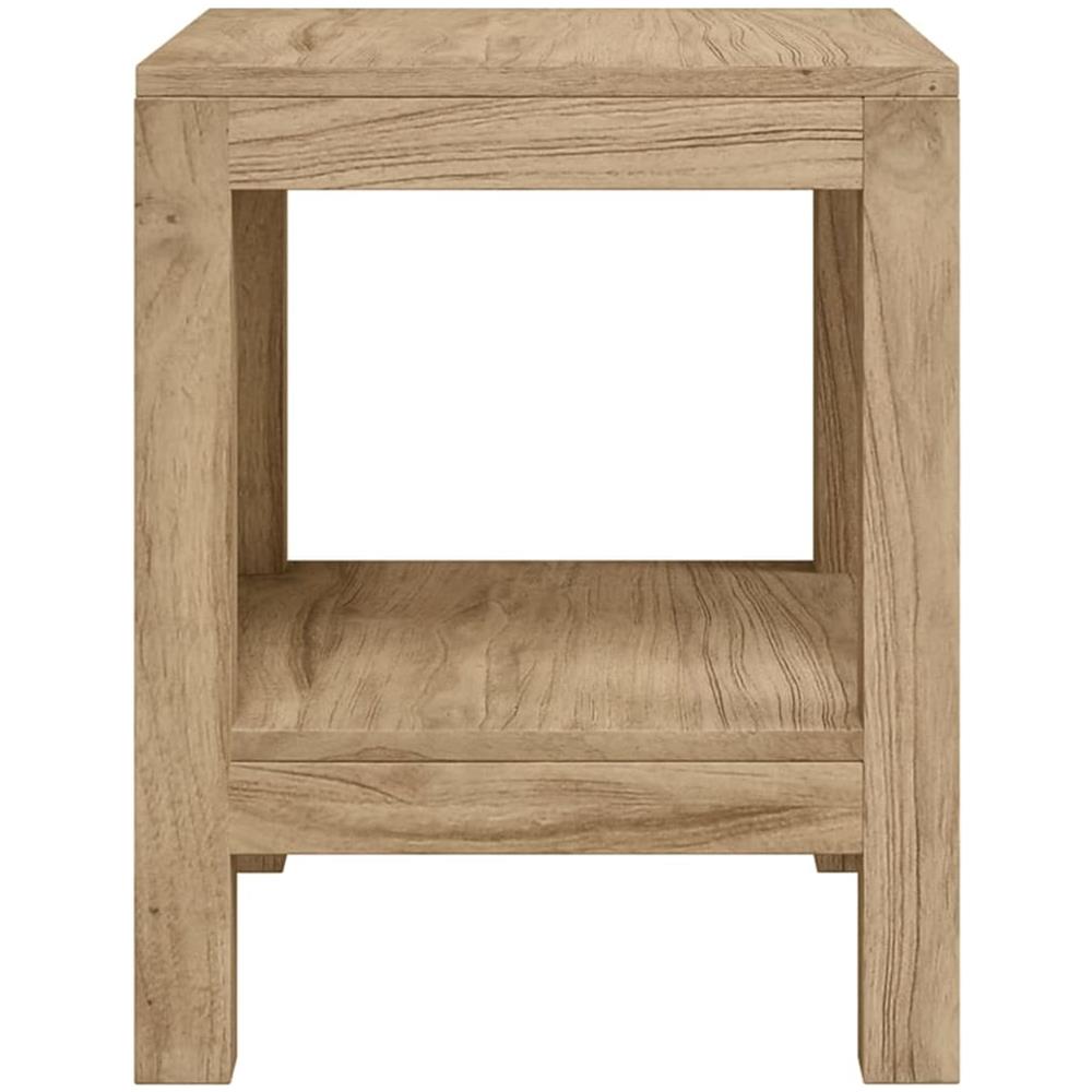 Tavolino da Bagno 45x35x45 cm in Legno Massello di Teak - Foto 2