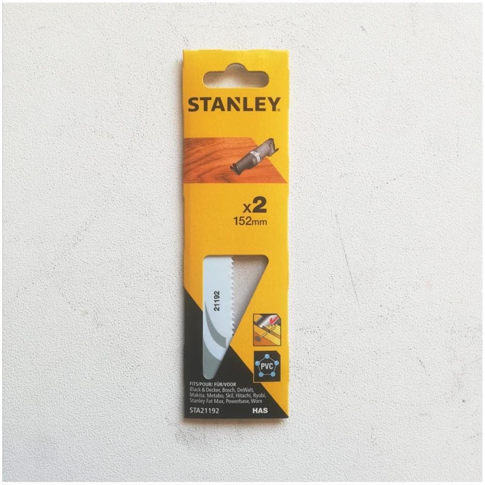 Stanley Lama Da 152mm Per Taglio Legno Per Gattuccio - 2pz - Foto 1