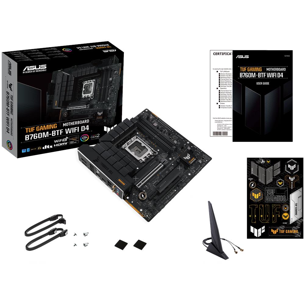 Scheda Madre TUF GAMING B760M-BTF WIFI Socket LGA 1700 Chipset Intel B760 - Foto 10