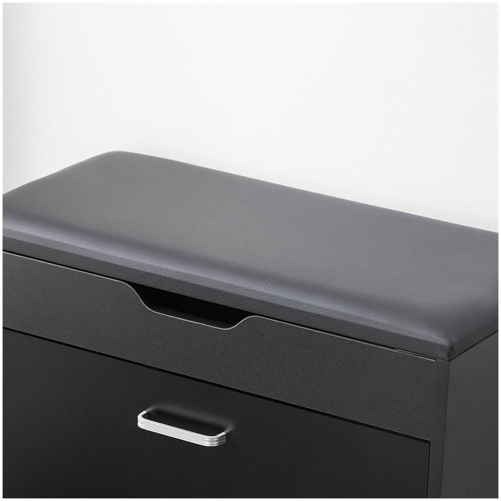 Scarpiera Salvaspazio Slim, Portascarpe Salvaspazio Regolabili,scarpiere,scarpiera Pieghevole L60*p30*a50 Cm, Nero Fsr95-sch Sobuy - Foto 2