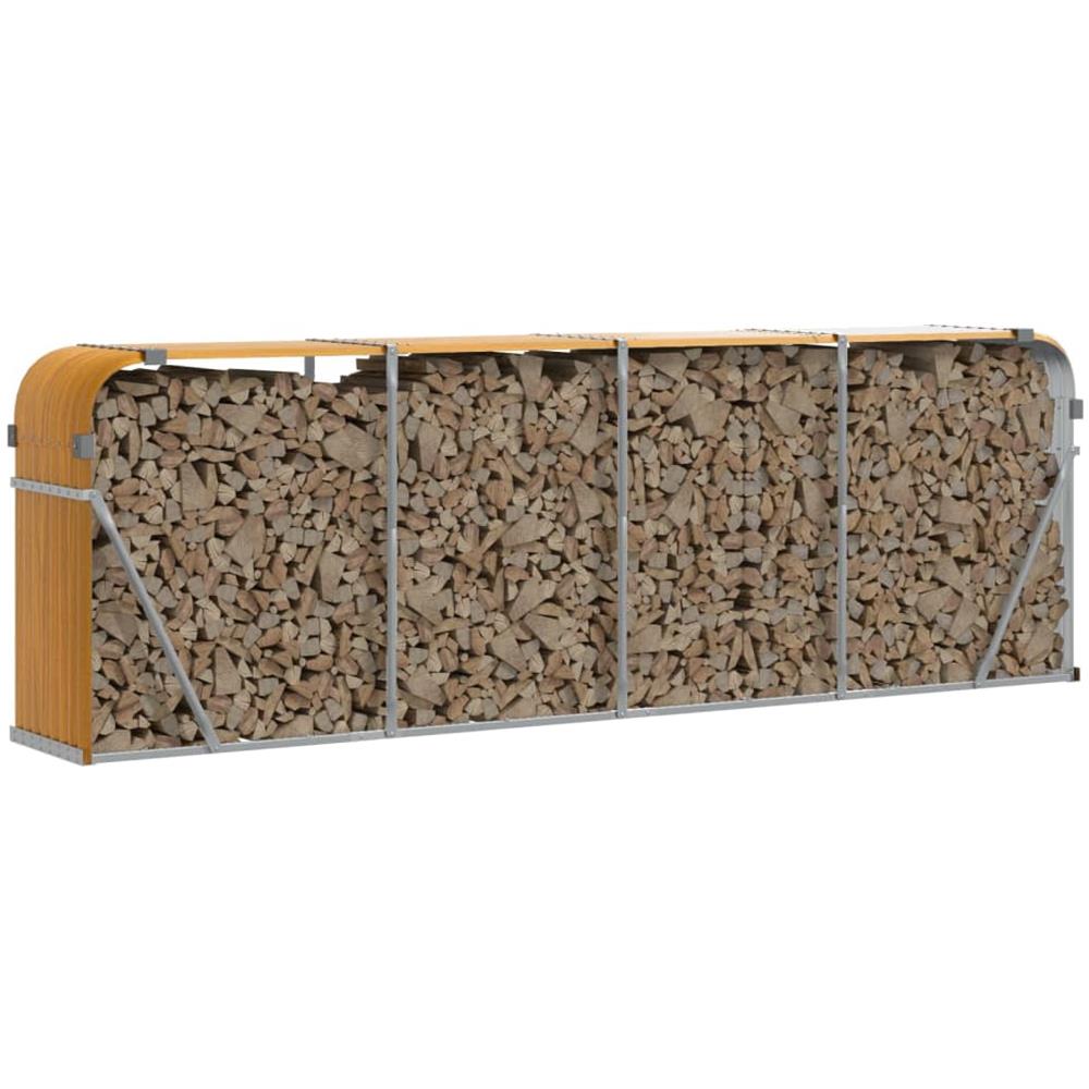 Portaceppi Marrone Chiaro 300x45x100 Cm In Acciaio Zincato - Foto 3