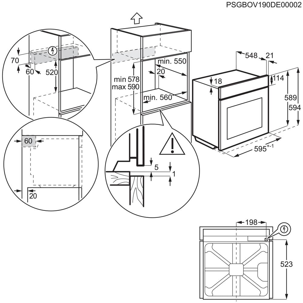 TU5AB42SM 72 L 2990 W Acciaio inox - Foto 9