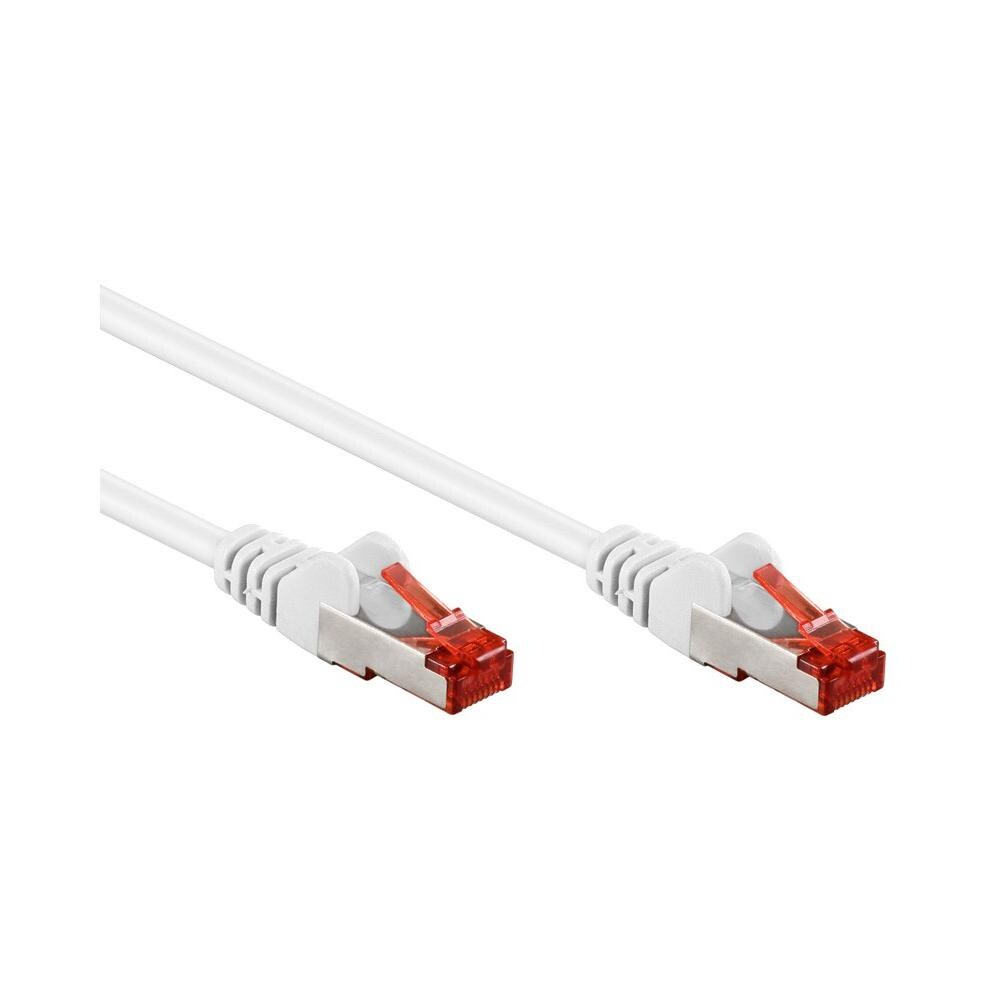 ICOC CCA6F-020-WH - Cavo di rete Patch in CCA Schermato Cat. 6 Bianco F / UTP 2 m Bulk - Foto 2