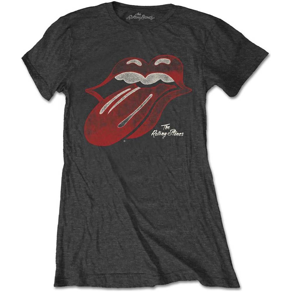 Rolling Stones (the) - Vintage Tongue Logo (t-shirt Donna Tg. S) - Foto 1