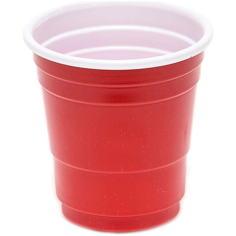 20 Bicchierini Di Plastica Rossa Taglia Unica - Foto 1