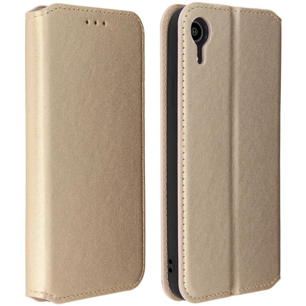 Custodia Iphone Xr Custodia A Libro Porta-carte Funzione Supporto - Oro - Foto 1