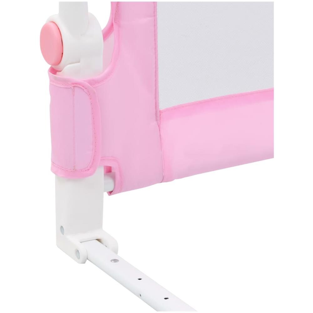 Sponde Letto Di Sicurezza Per Bambini Rosa 180x42cm Poliestere - Foto 6