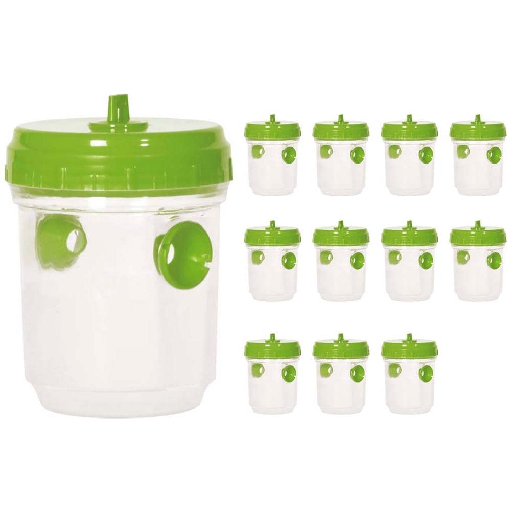 Trappola Insetticida Per Vespe E Mosche Ed Insetti Vari Confezione Da 12 Pezzi - Foto 1