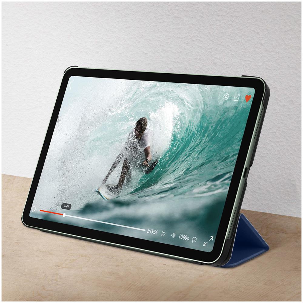 Custodia Apple Ipad Air 2020 Sportellino Supporto Video / tastiera Blu - Foto 2
