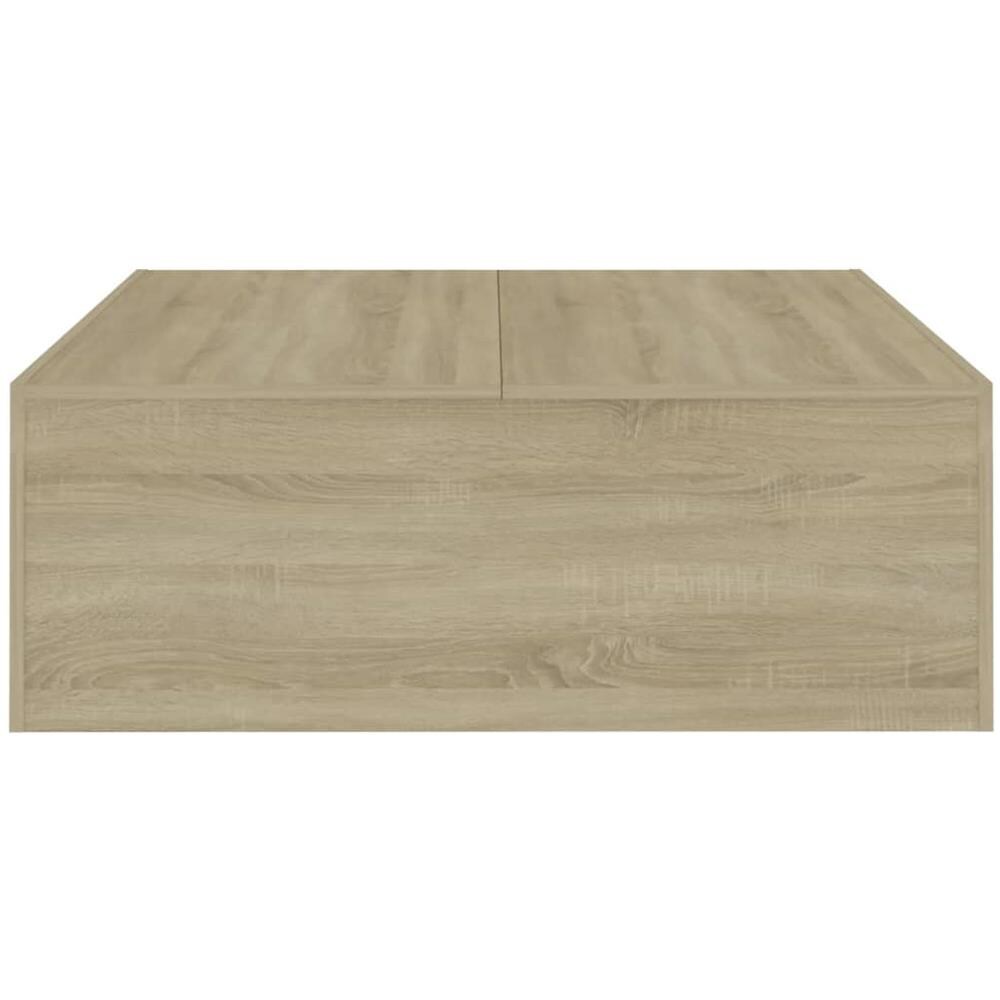 Tavolino da Salotto Rovere Sonoma 100x100x35 cm in Truciolato - Foto 6