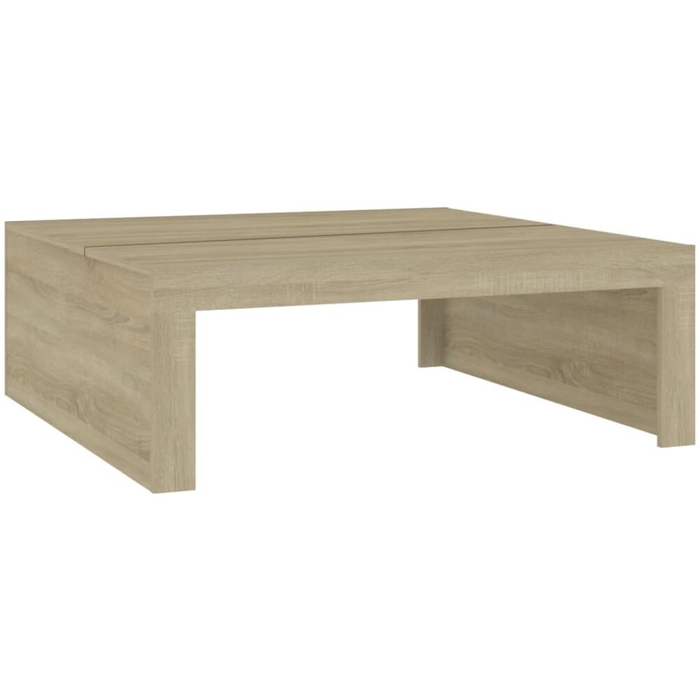 Tavolino da Salotto Rovere Sonoma 100x100x35 cm in Truciolato - Foto 1