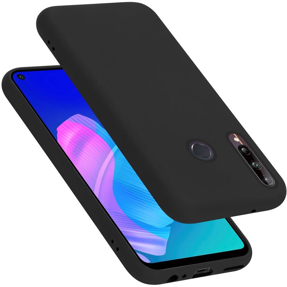 Custodia Compatibile Con Huawei P40 Lite E In Liquid Nero - Coperchio Protettivo In Silicone Tpu Flessibile - Foto 1