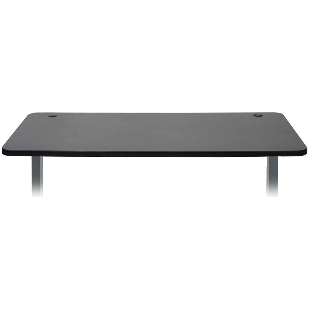 Piano Tavolo Per Scrivania Hwc-d40 Hdf Pvc 160x80cm ~ Nero - Foto 2