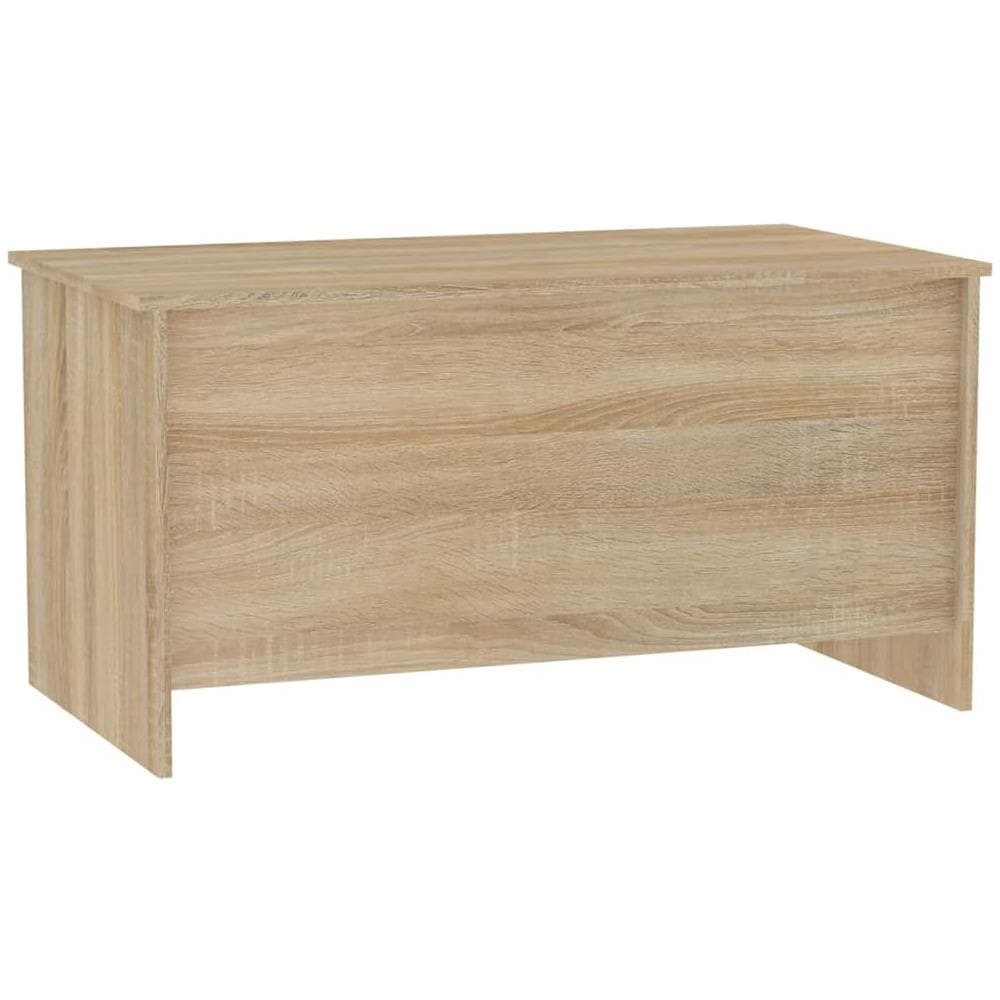 Tavolino Rovere Sonoma 102x55,5x52,5 Cm In Legno Multistrato - Foto 2