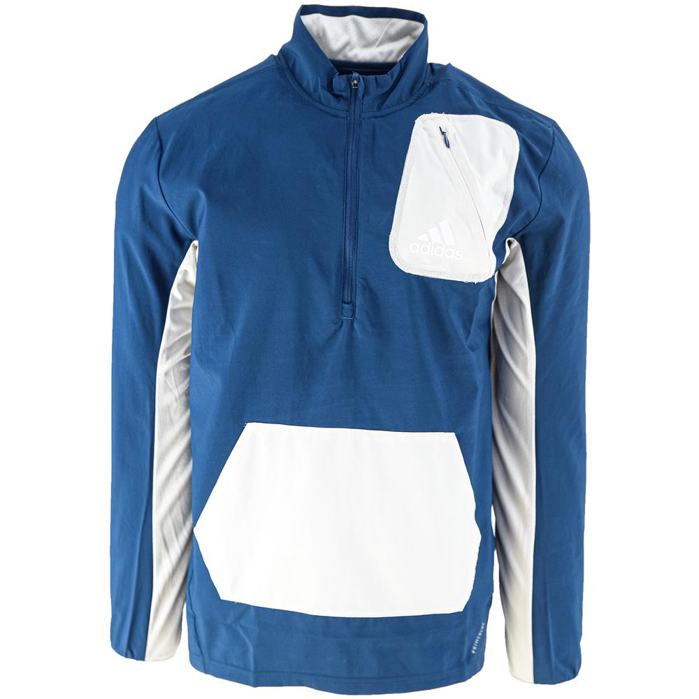 Primeblue Half-zip Running Gp6488, Uomini, Blu, S - Foto 1