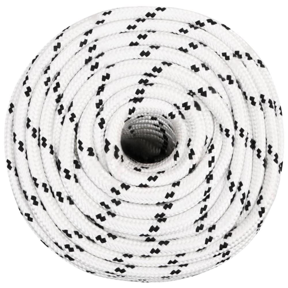 Corda Intrecciata Per Barca Bianca 12 Mm X 25 M Poliestere - Foto 2