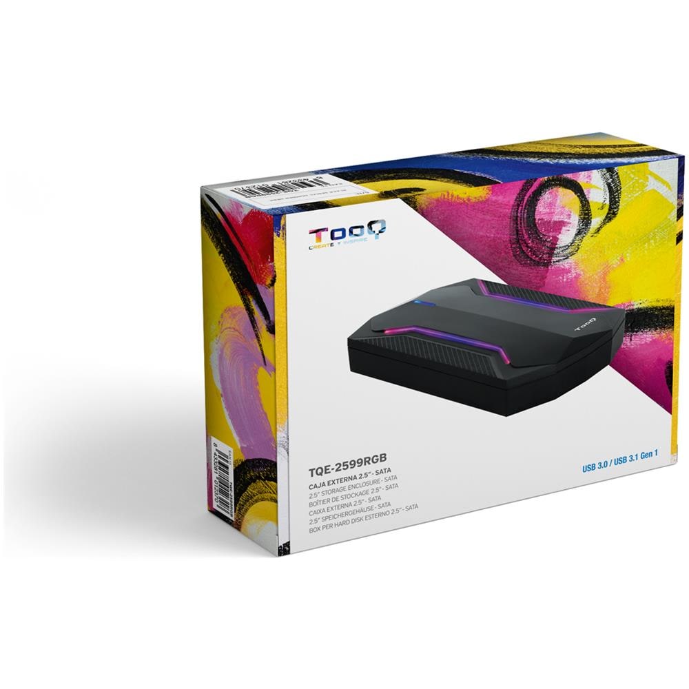 Involucro Per Hard Disk Tqe-2599rgb Nero Usb Micro Usb Micro Usb B Usb 3.2 - Foto 6