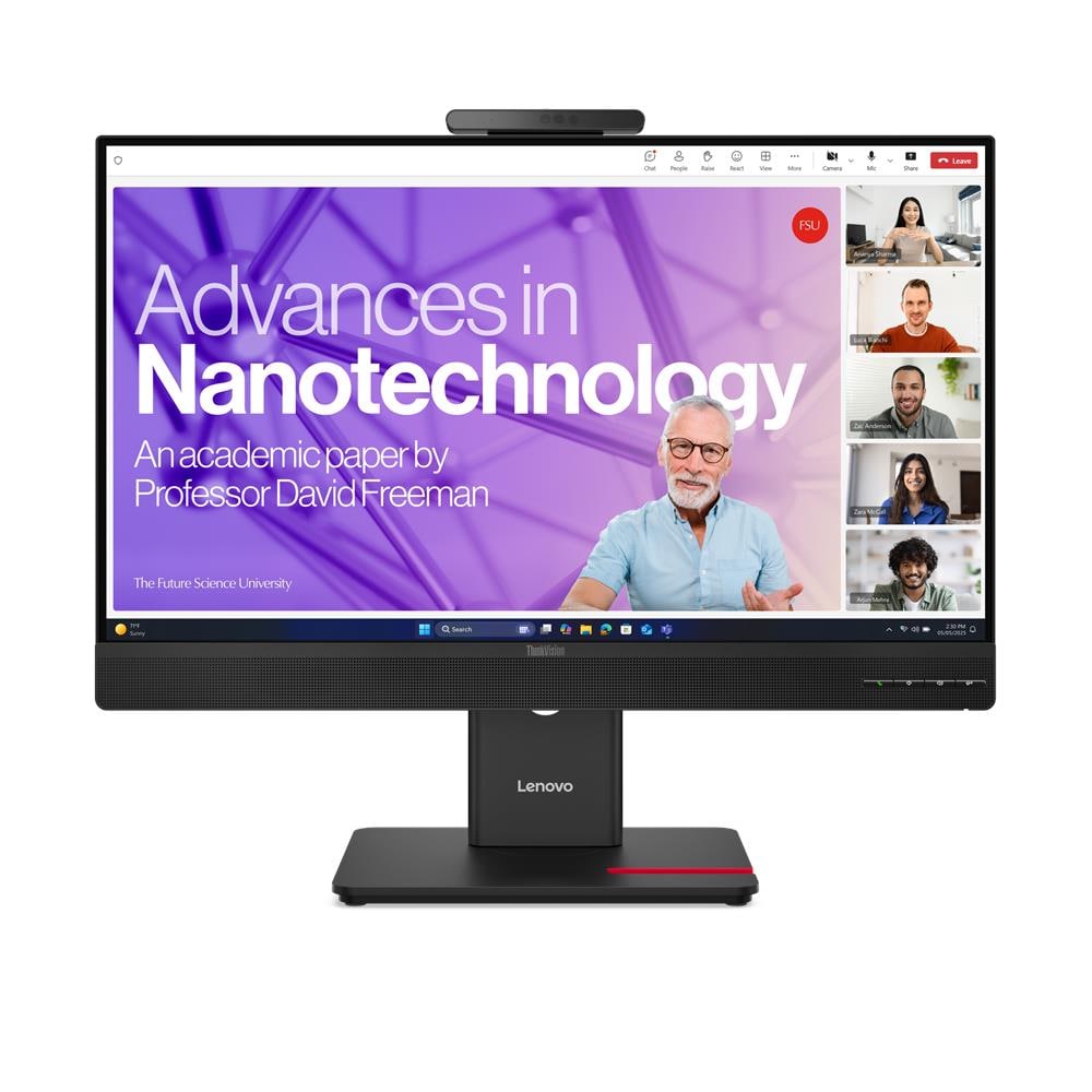 ThinkVision T27QD-4v Monitor, 68,6 cm (27"), 2560 x 1440 Pixel, Quad HD, LCD, 6 ms, Nero - Foto 1