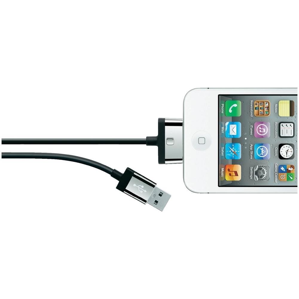 Cavo Ricarica e Sincronizzazione USB A Apple 2Metri Nero - Foto 1