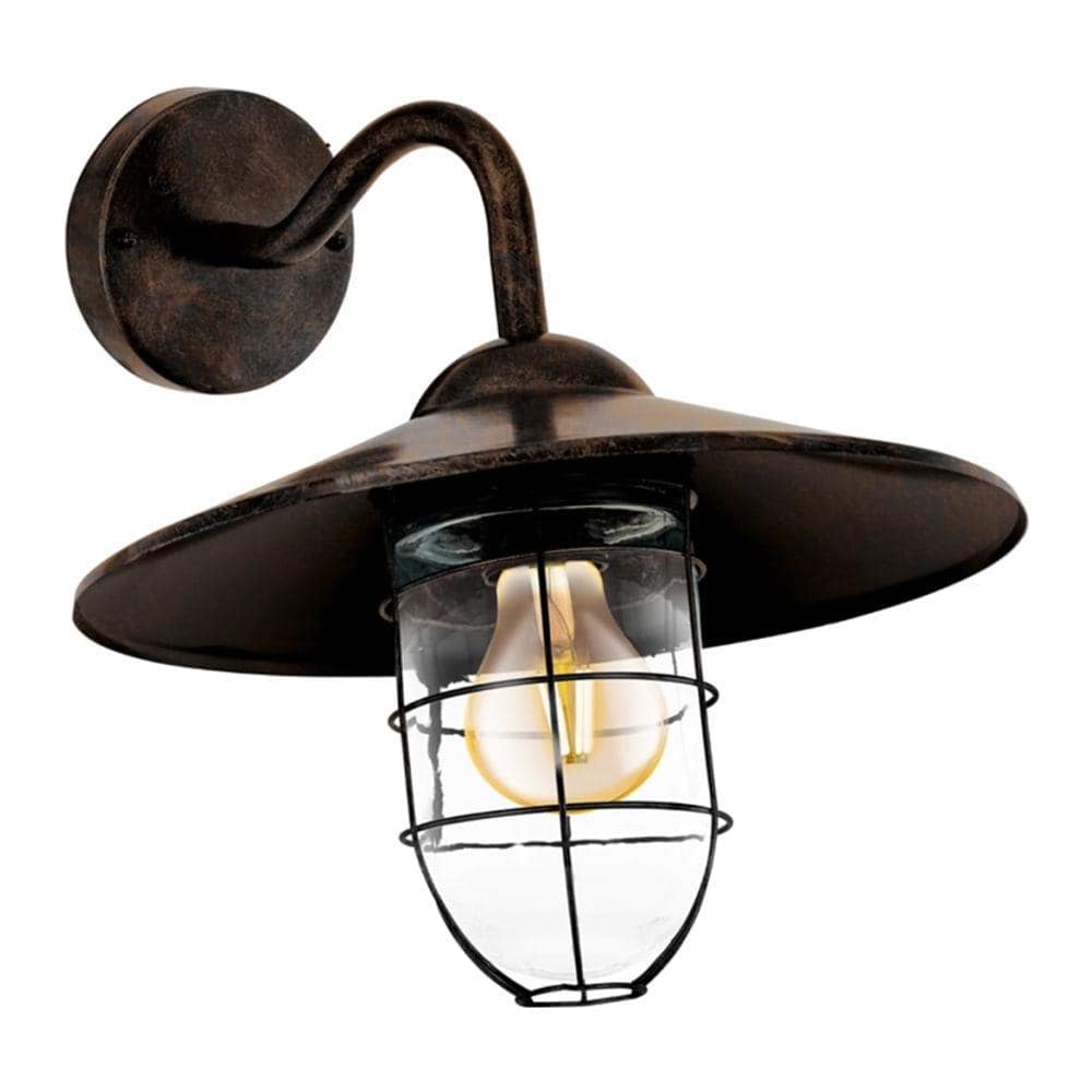 Luce Da Parete Esterna Melgoa Marrone Scuro 60 W - Foto 1