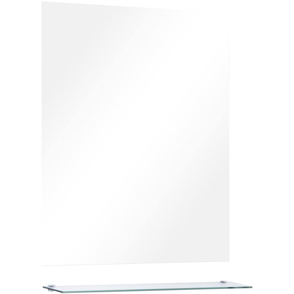 Specchio Da Parete Con Mensola 50x60 Cm In Vetro Temperato - Foto 2