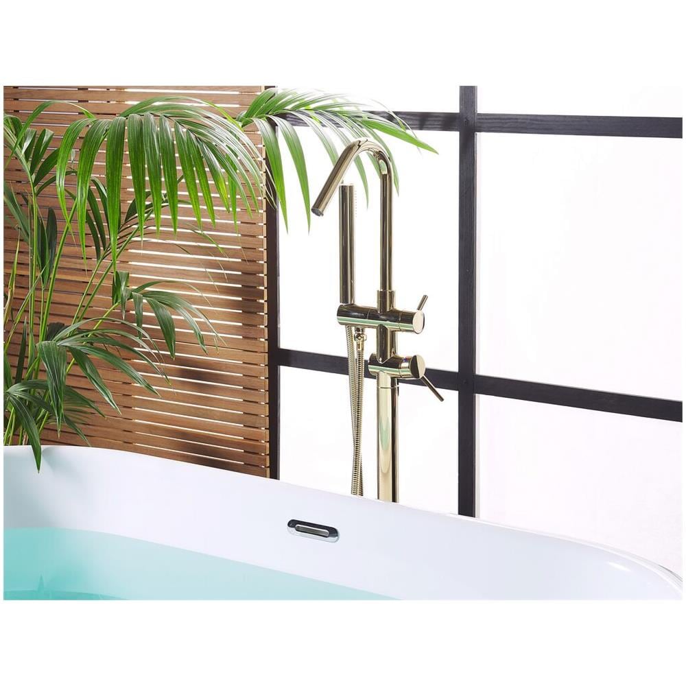 Rubinetteria Freestanding Con Miscelatore Oro Victoria - Foto 2