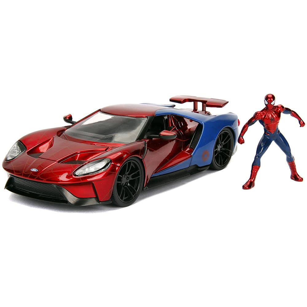 Ford Gt 2017 ''spider Man'' Con Personaggio 1:24 - Foto 4