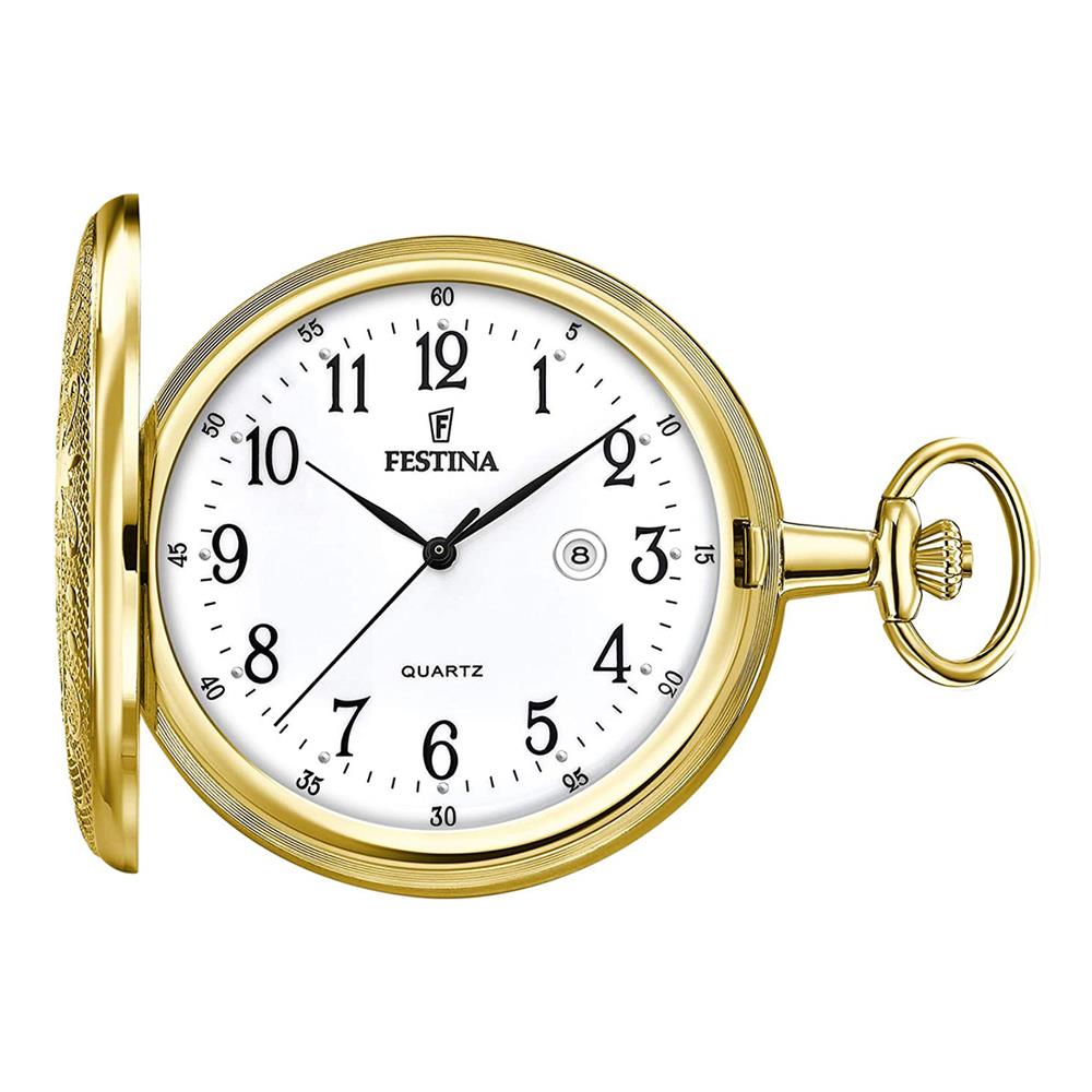 Pocket Watch F2028 1 Orologio Da Tasca Uomo Al Quarzo - Foto 1